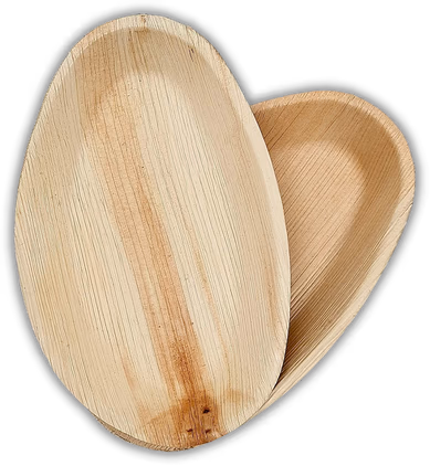 10X6 Oval Areca Leaf Plate Tray wholesale exporter catalog