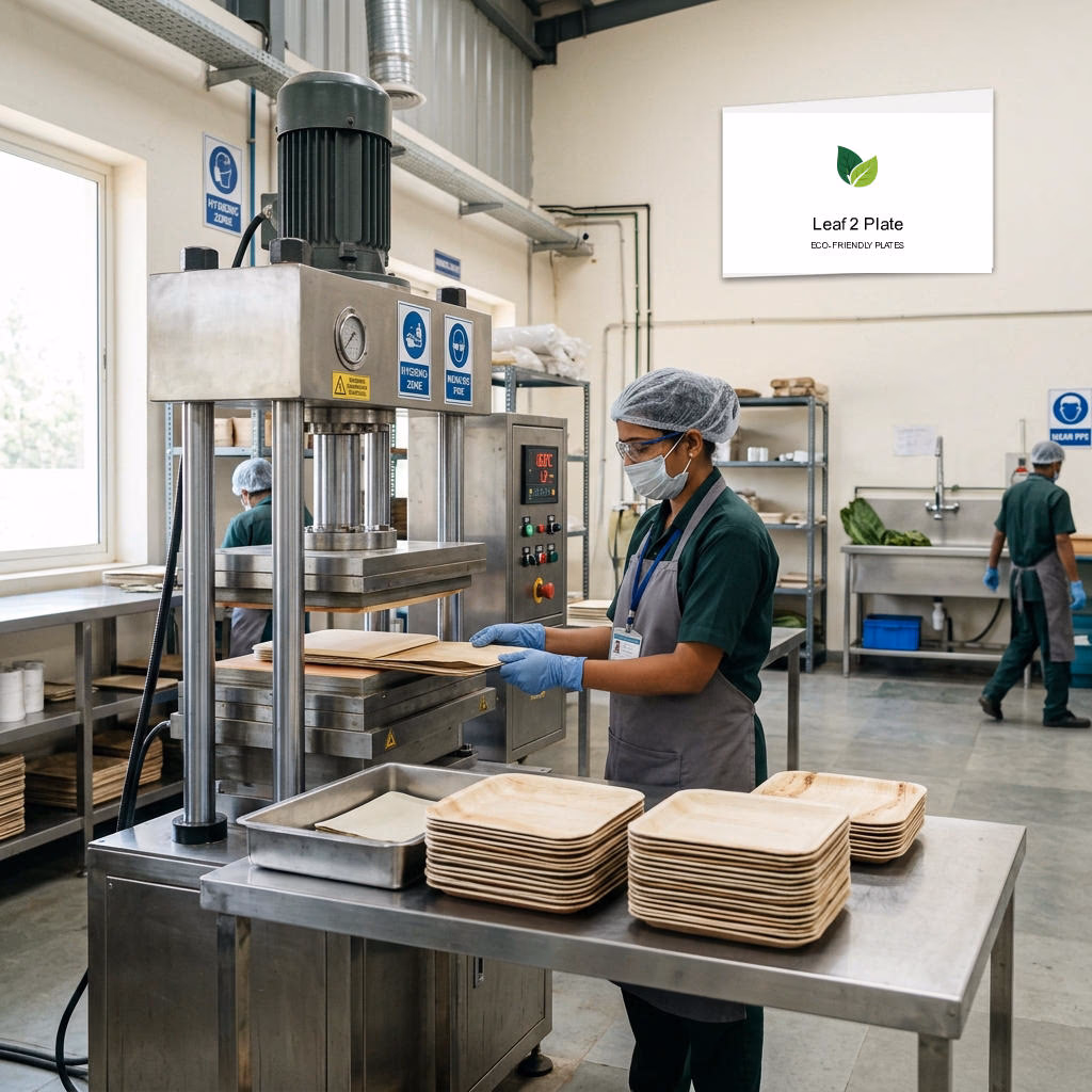 Areca Leaf Plate Press Machine