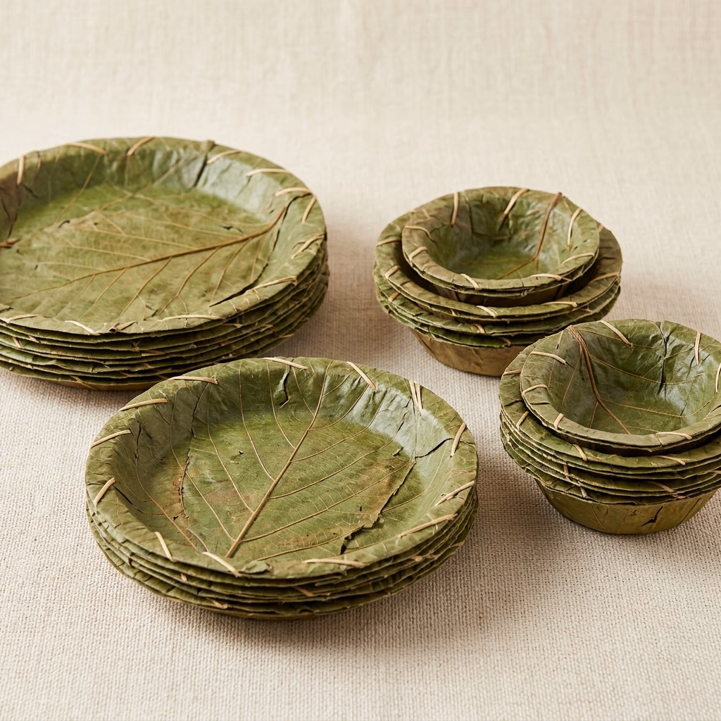Traditional Sal Leaf Tableware
